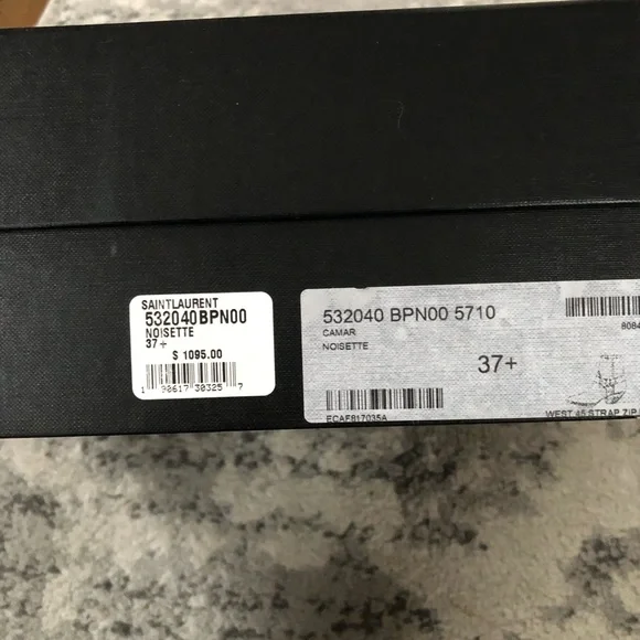 Saint Laurent Brown Suede Booties - Picture 8 of 8